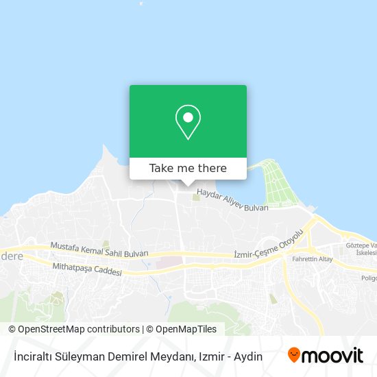İnciraltı Süleyman Demirel Meydanı map