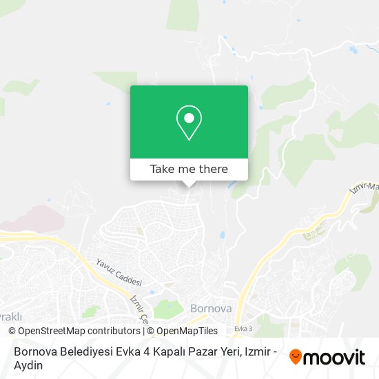 Bornova Belediyesi Evka 4 Kapalı Pazar Yeri map