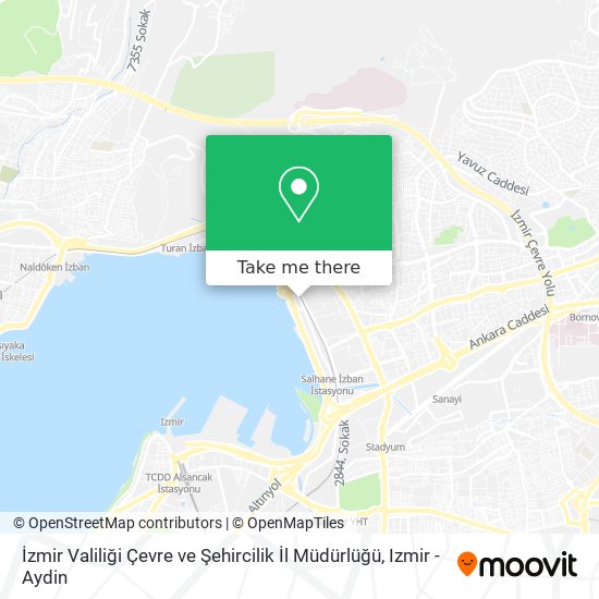 İzmir Valiliği Çevre ve Şehircilik İl Müdürlüğü map
