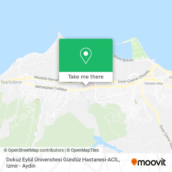 Dokuz Eylül Üniversitesi Gündüz Hastanesi-ACİL map