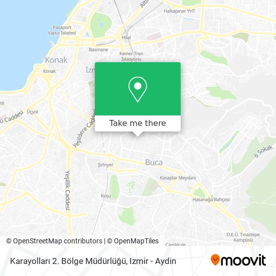 Karayolları 2. Bölge Müdürlüğü map