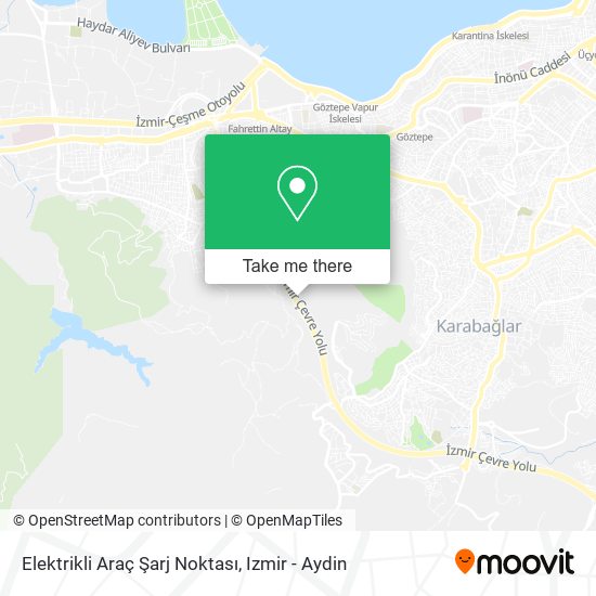 Elektrikli Araç Şarj Noktası map