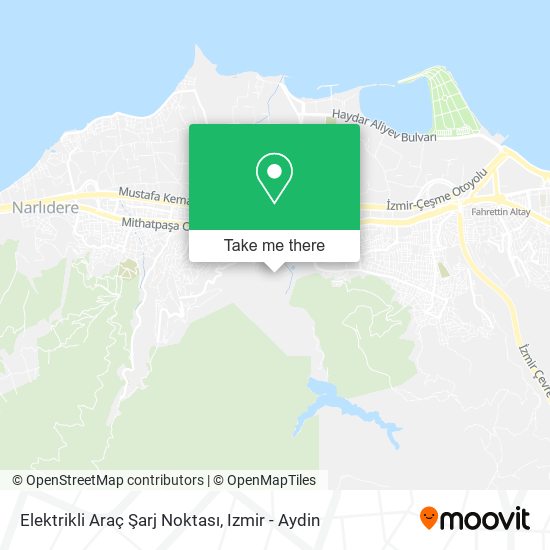 Elektrikli Araç Şarj Noktası map