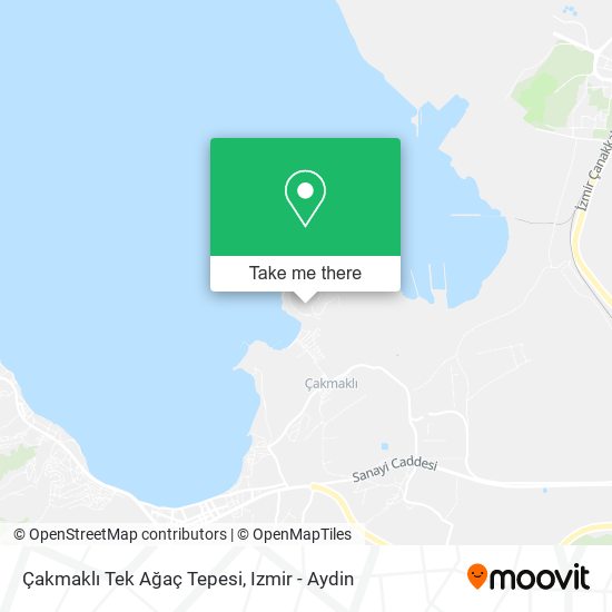 Çakmaklı Tek Ağaç Tepesi map