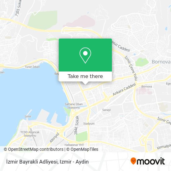 İzmir Bayrakli Adliyesi map