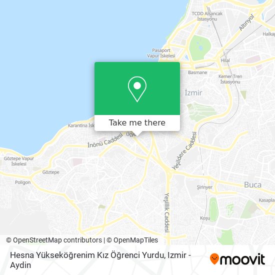 Hesna Yükseköğrenim Kız Öğrenci Yurdu map