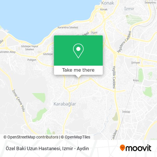 Özel Baki Uzun Hastanesi map
