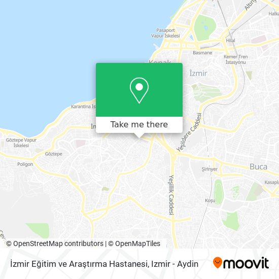 İzmir Eğitim ve Araştırma Hastanesi map