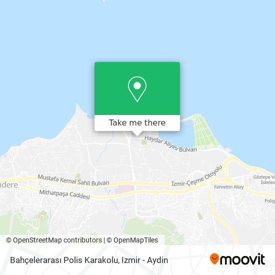 Bahçelerarası Polis Karakolu map