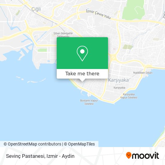 Sevinç Pastanesi map