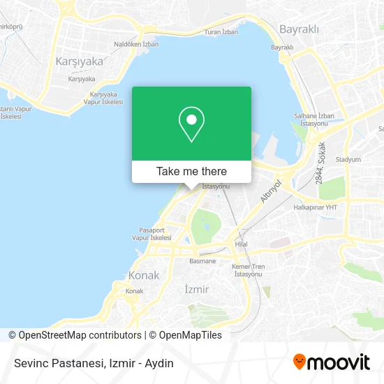Sevinc Pastanesi map