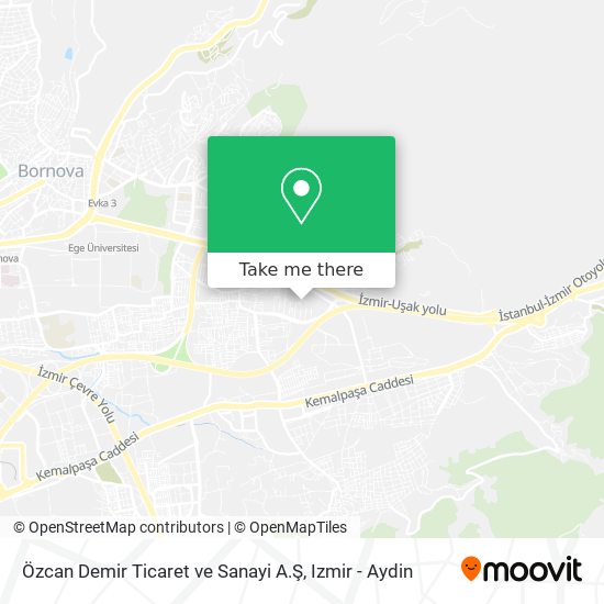 Özcan Demir Ticaret ve Sanayi A.Ş map