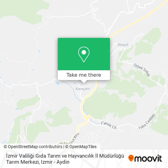 İzmir Valiliği Gıda Tarım ve Hayvancılık İl Müdürlüğü Tarım Merkezi map