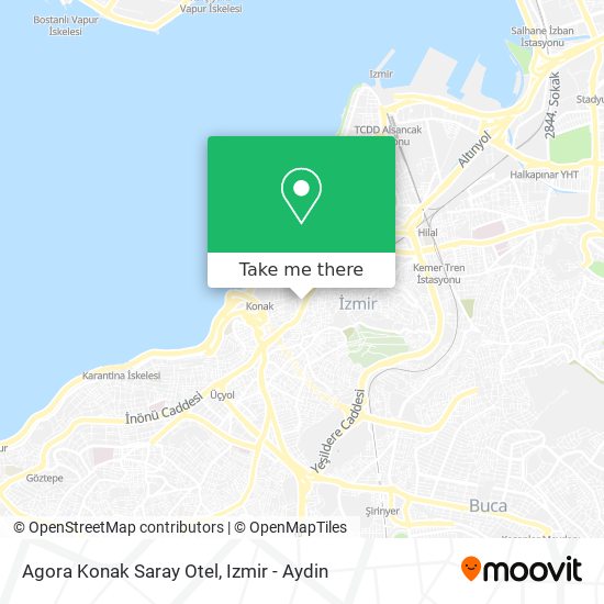 Agora Konak Saray Otel map