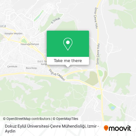 Dokuz Eylül Üniversitesi-Çevre Mühendisliği map