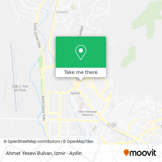 Ahmet Yesevi Bulvarı map
