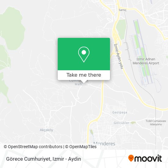 Görece Cumhuriyet map