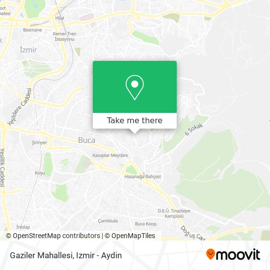 Gaziler Mahallesi map