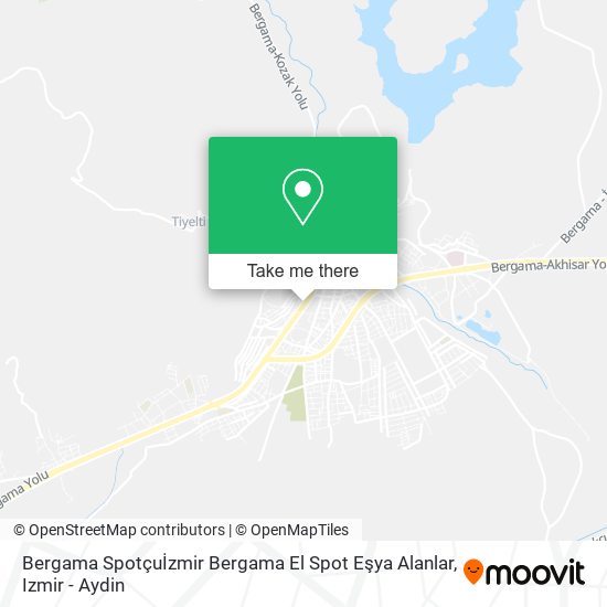 Bergama Spotçuİzmir Bergama El Spot Eşya Alanlar map