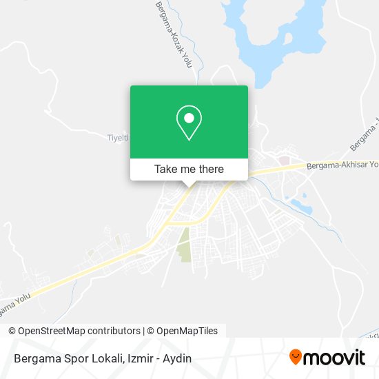 Bergama Spor Lokali map