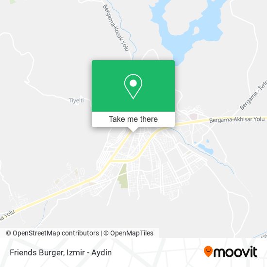 Friends Burger map