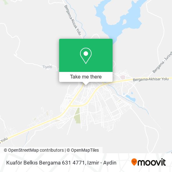 Kuaför Belkıs Bergama 631 4771 map