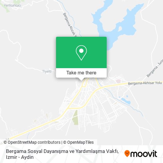 Bergama Sosyal Dayanışma ve Yardımlaşma Vakfı map