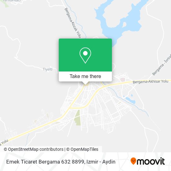 Emek Ticaret Bergama 632 8899 map