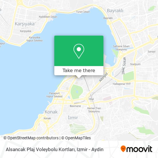 Alsancak Plaj Voleybolu Kortları map