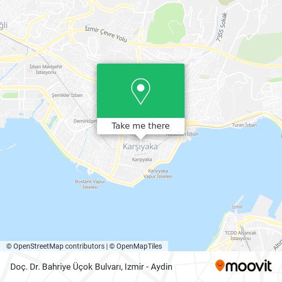 Doç. Dr. Bahriye Üçok Bulvarı map