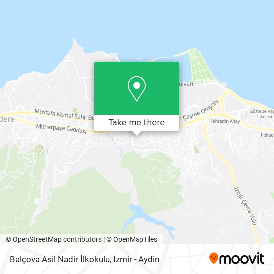 Balçova Asil Nadir İlkokulu map