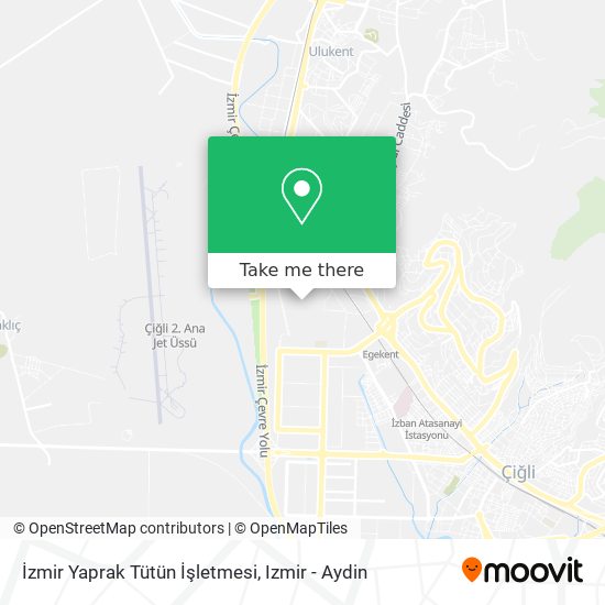 İzmir Yaprak Tütün İşletmesi map