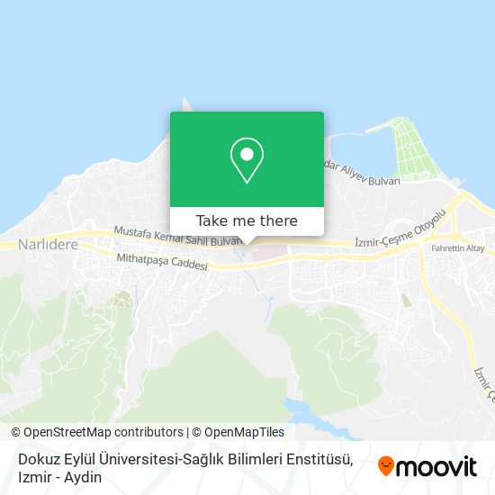 Dokuz Eylül Üniversitesi-Sağlık Bilimleri Enstitüsü map