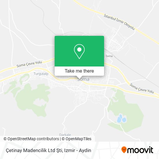 Çetinay Madencilik Ltd Şti map
