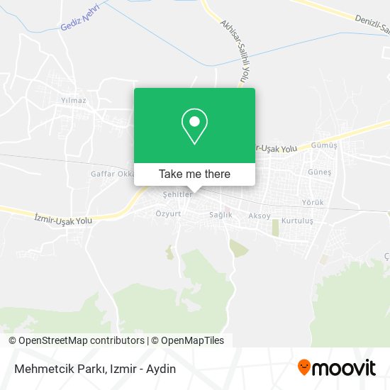 Mehmetcik Parkı map