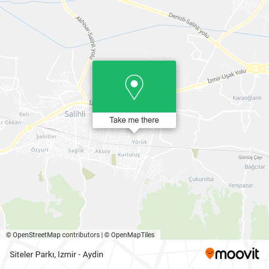 Siteler Parkı map