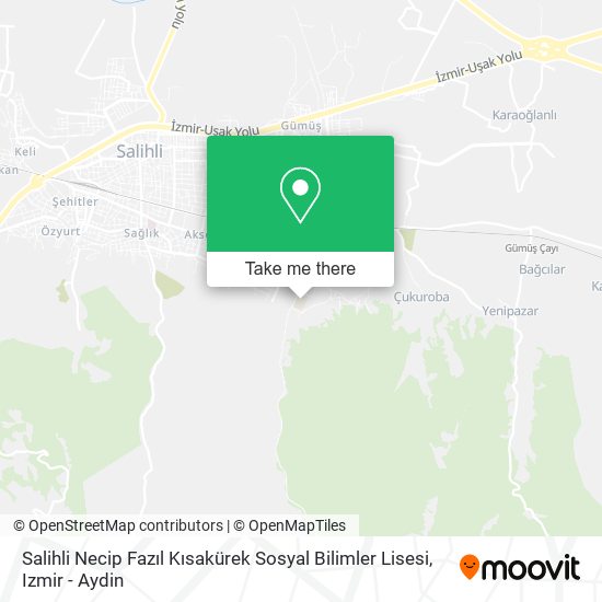 Salihli Necip Fazıl Kısakürek Sosyal Bilimler Lisesi map