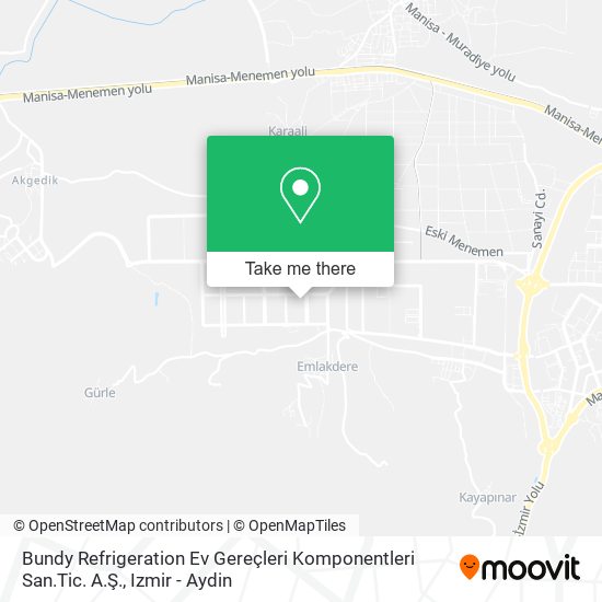 Bundy Refrigeration Ev Gereçleri Komponentleri San.Tic. A.Ş. map