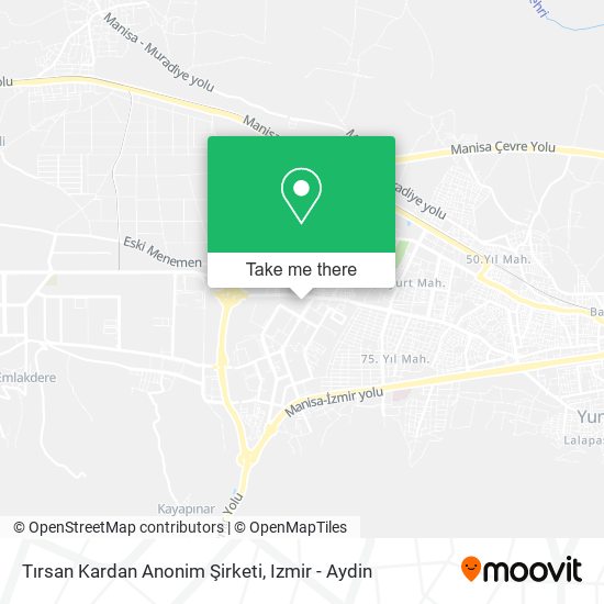 Tırsan Kardan Anonim Şirketi map