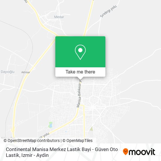 Continental Manisa Merkez Lastik Bayi - Güven Oto Lastik map