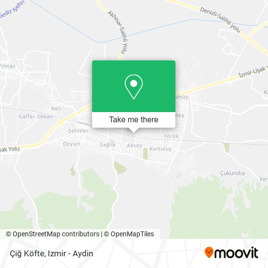 Çiğ Köfte map