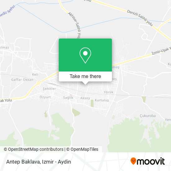 Antep Baklava map