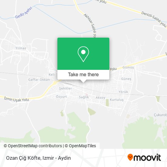 Ozan Çiğ Köfte map