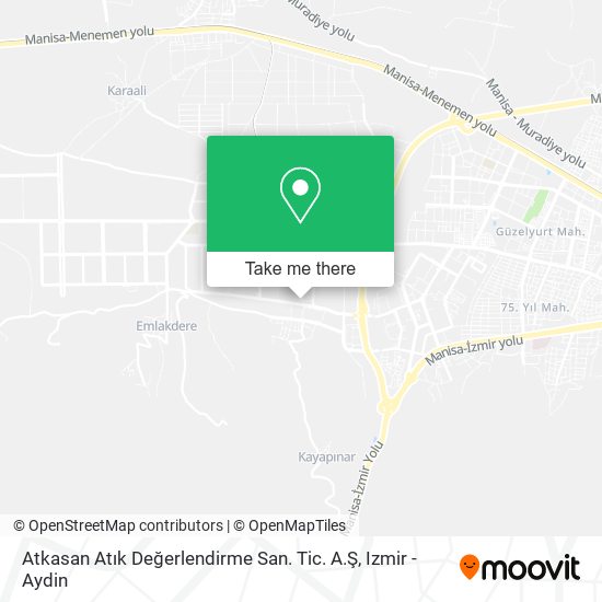 Atkasan Atık Değerlendirme San. Tic. A.Ş map