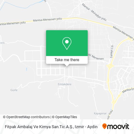Fitpak Ambalaj Ve Kimya San.Tic.A.Ş. map