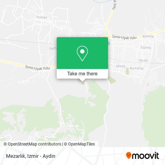 Mezarlık map