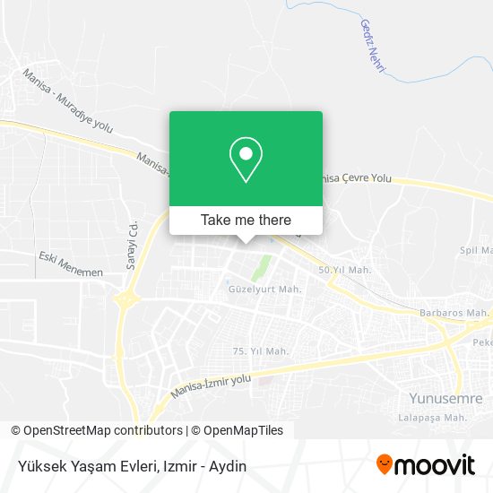 Yüksek Yaşam Evleri map