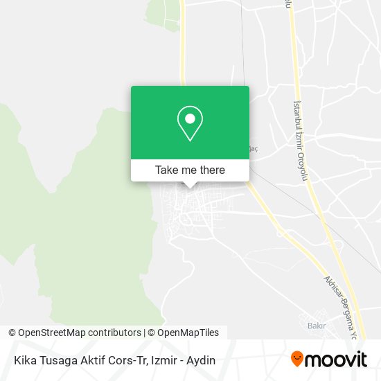Kika Tusaga Aktif Cors-Tr map