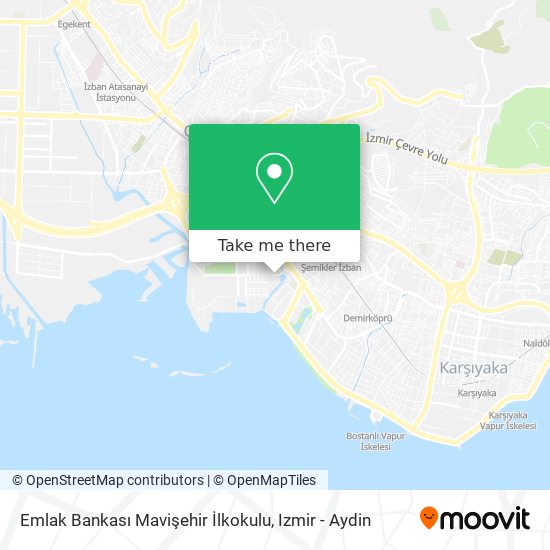 Emlak Bankası Mavişehir İlkokulu map