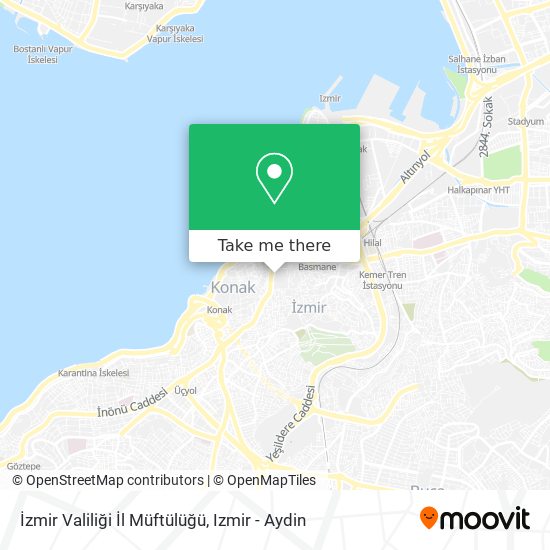 İzmir Valiliği İl Müftülüğü map